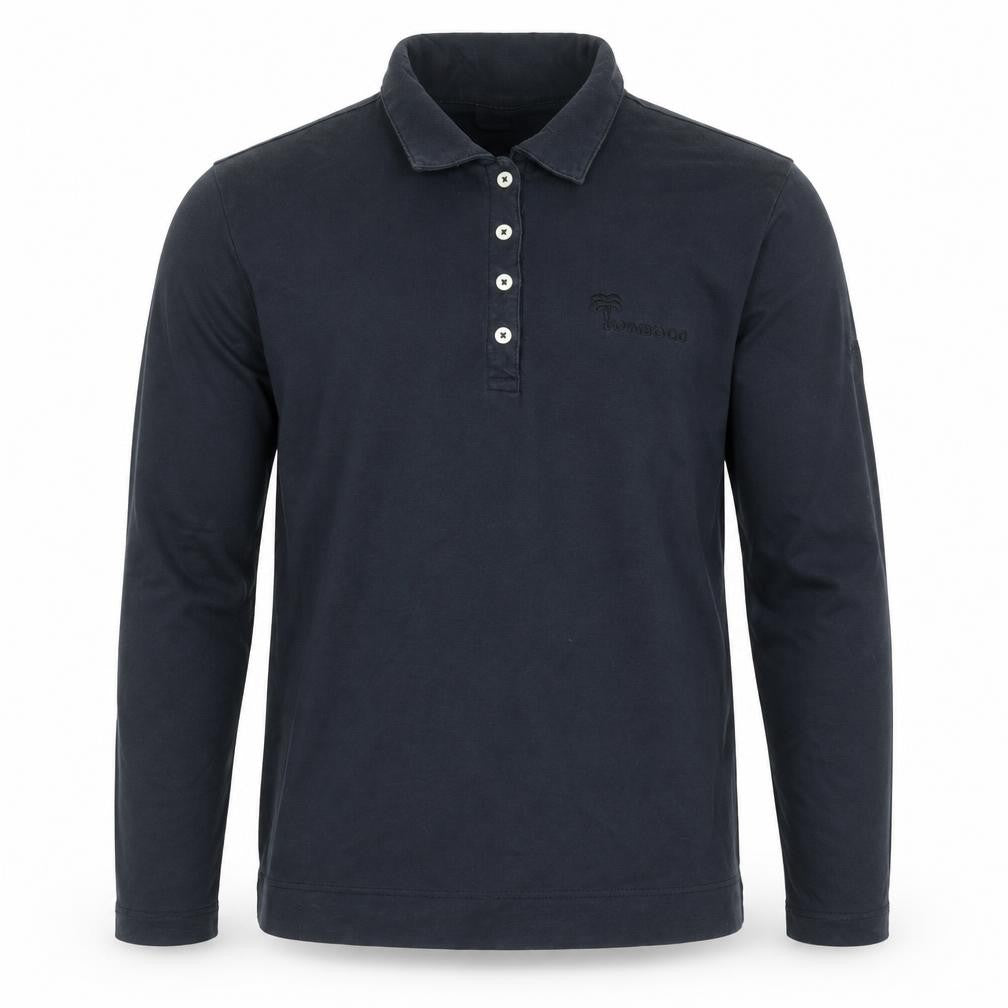 Ashworth Men’s Black Long Sleeve Golf Polo Shirt Size S