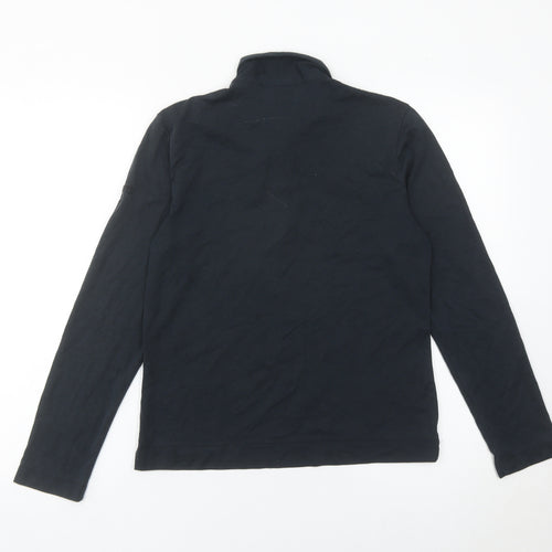 Ashworth Men’s Black Long Sleeve Golf Polo Shirt Size S