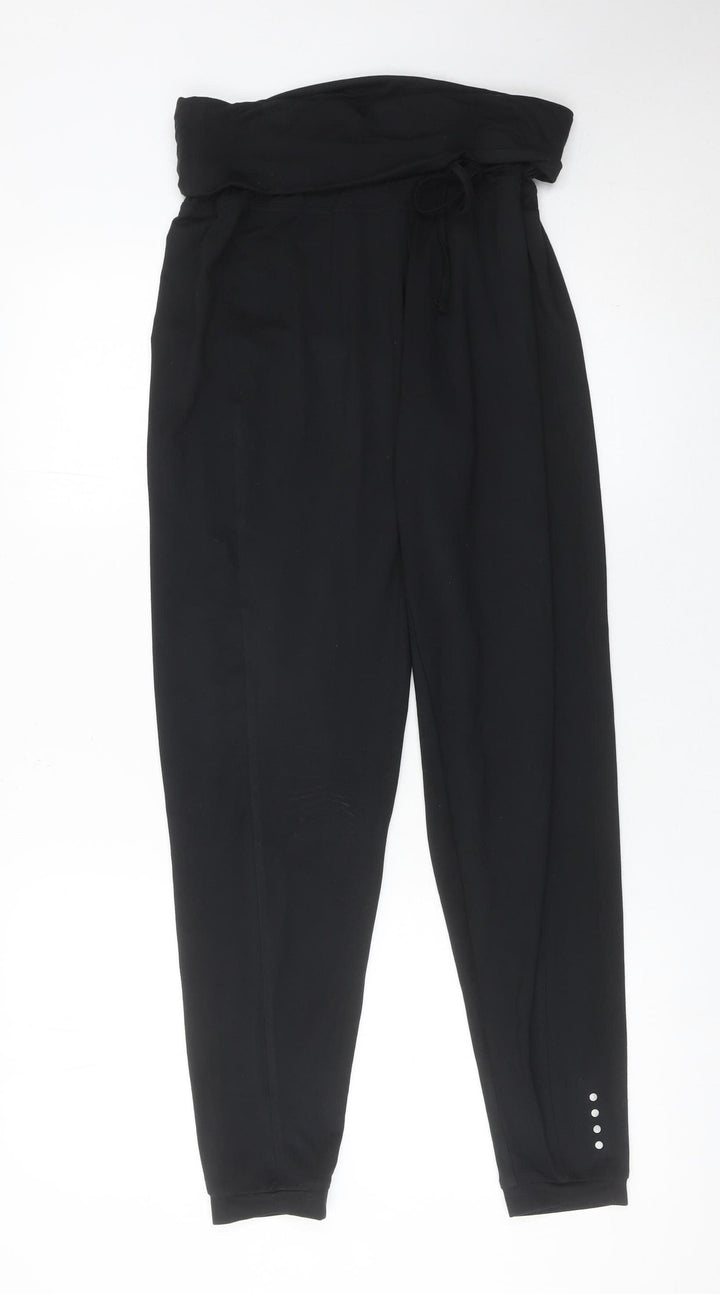 Matalan Women’s Black Jogger Trousers Size S Elastic Waist Activewear