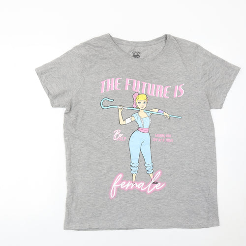 Disney Pixar Toy Story Bo Peep Grey T-Shirt Women’s Size 18