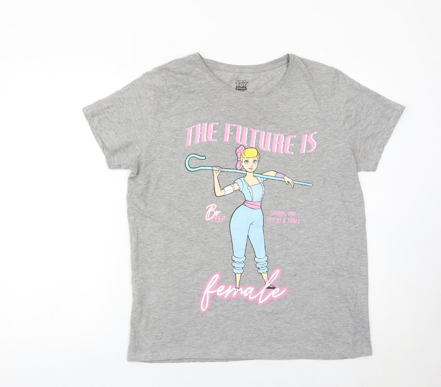 Disney Pixar Toy Story Bo Peep Grey T-Shirt Women’s Size 18