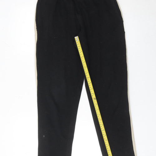 Zara Man Men's Black Jogger Trousers Size S Cotton Blend