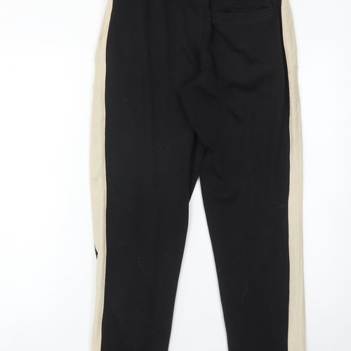Zara Man Men's Black Jogger Trousers Size S Cotton Blend