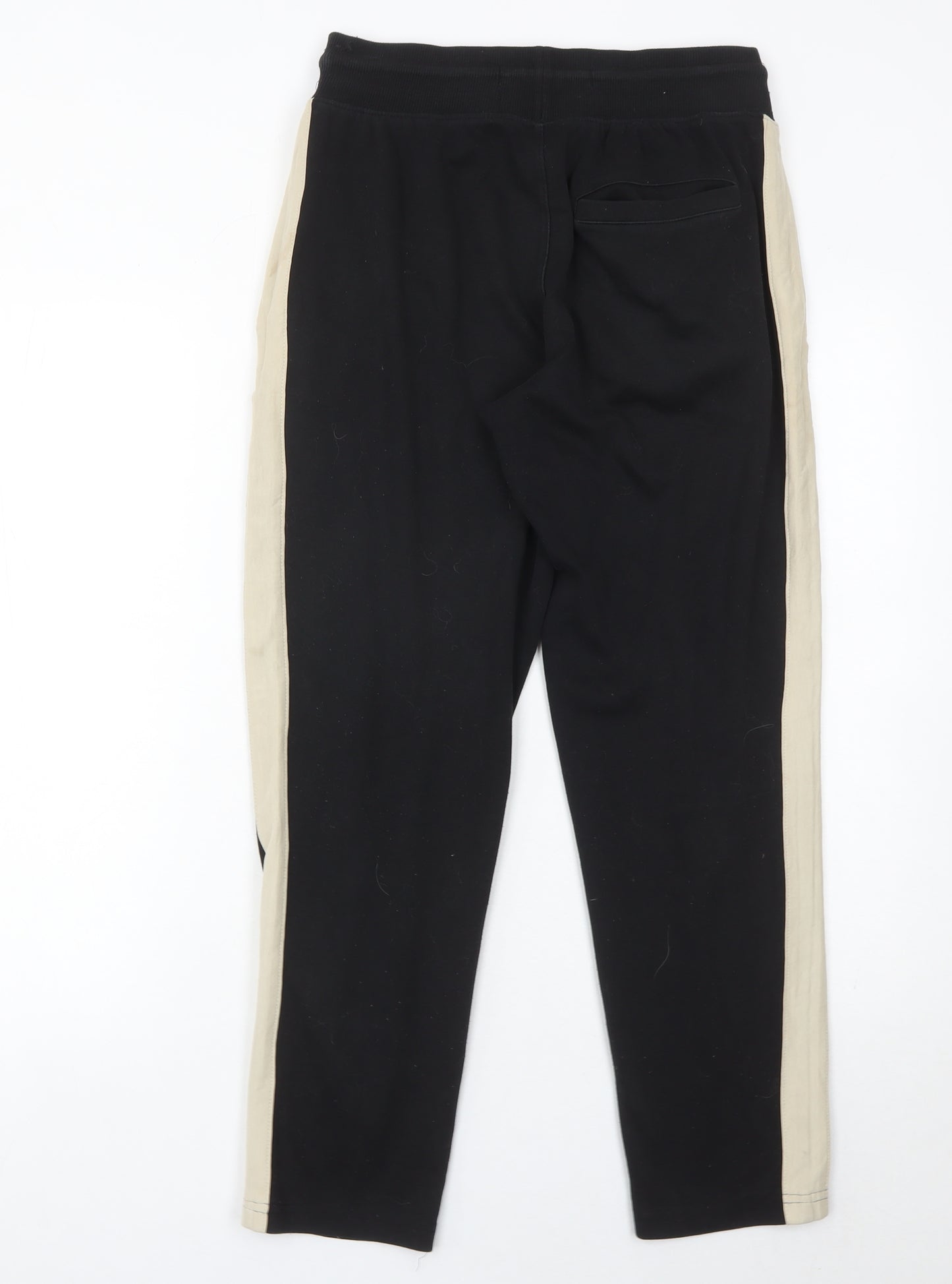 Zara Man Men's Black Jogger Trousers Size S Cotton Blend