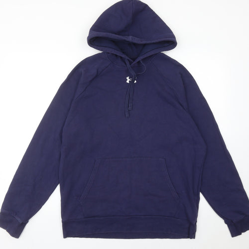Under Armour Men’s Blue Pullover Hoodie Size M Regular Fit