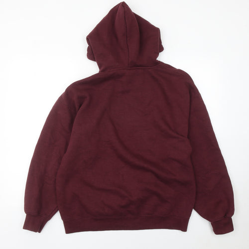 Pull&Bear Men’s Red Pullover Hoodie Size S Regular Fit