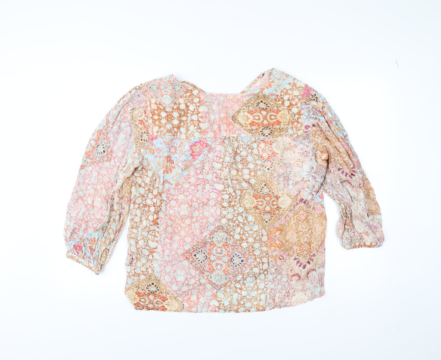 Cerulean Women’s Multicoloured Floral Tunic Blouse S