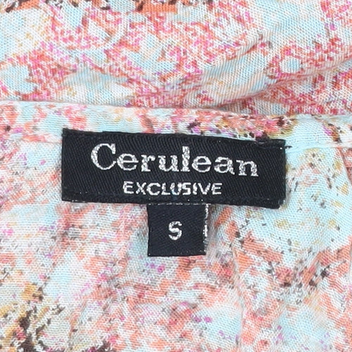 Cerulean Women’s Multicoloured Floral Tunic Blouse S