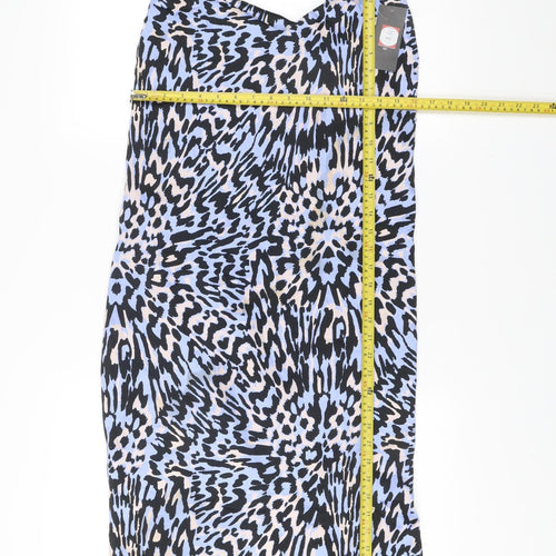 Et Vous Women’s Multicoloured Animal Print Slip Dress Size 20