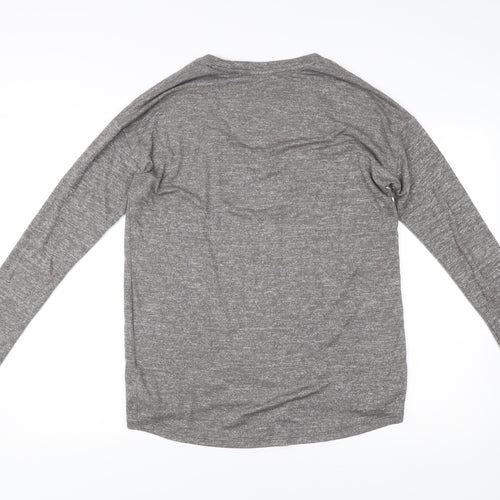 Gap Women’s Grey Scoop Neck Pullover Jumper Size M Long Sleeve