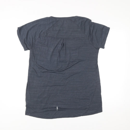 Next Womens Blue Sports T-Shirt Size 18 Short Sleeve Crew Neck