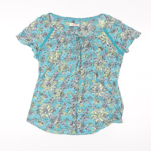 Marks and Spencer Women’s Multicoloured Floral Tunic Blouse UK 16