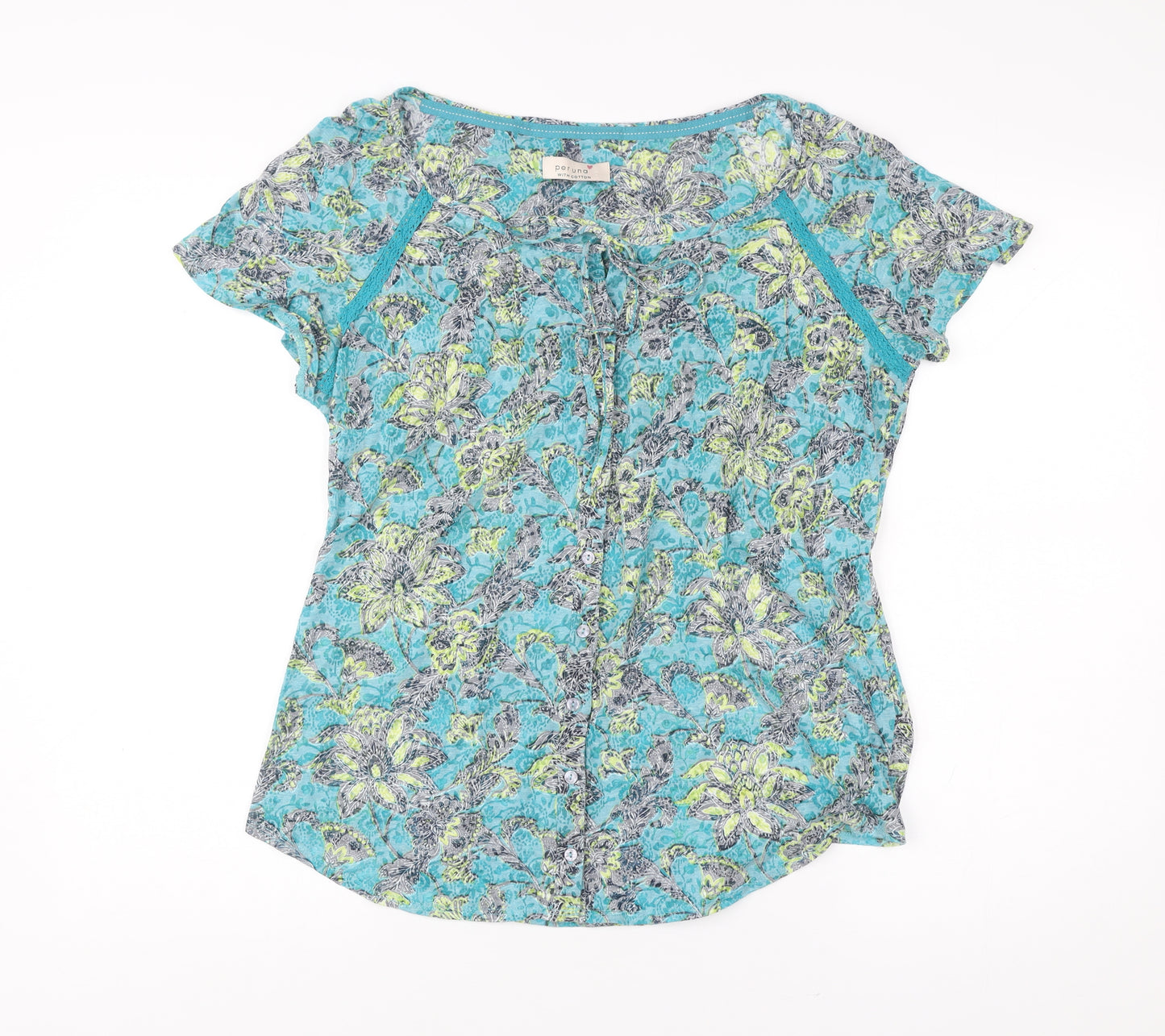 Marks and Spencer Women’s Multicoloured Floral Tunic Blouse UK 16