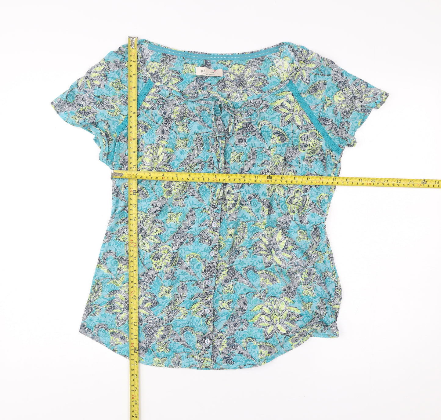 Marks and Spencer Women’s Multicoloured Floral Tunic Blouse UK 16