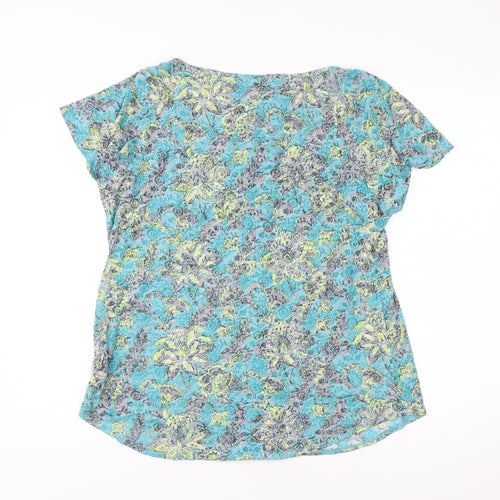 Marks and Spencer Women’s Multicoloured Floral Tunic Blouse UK 16
