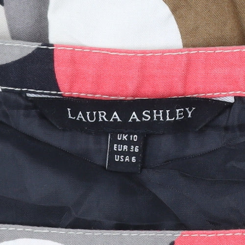 Laura Ashley Women’s Polka Dot Pleated Cotton Skirt UK 10