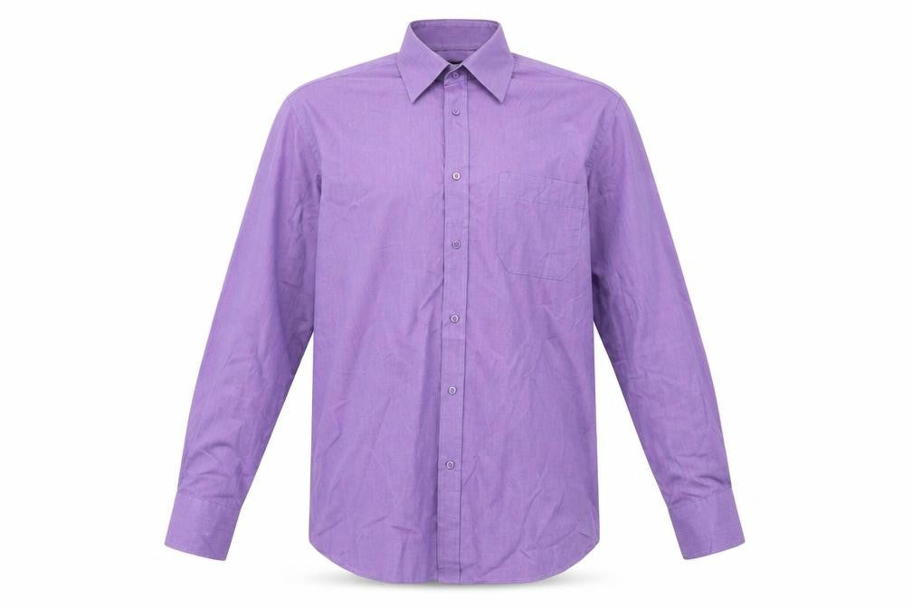 Burton Mens Purple Long Sleeve Button-Up Shirt Size 15 Regular Fit