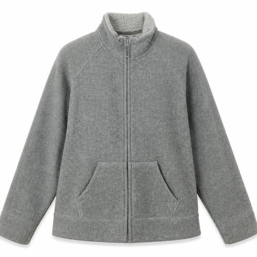Marks and Spencer Women’s Grey Full Zip Fleece Jacket UK 14