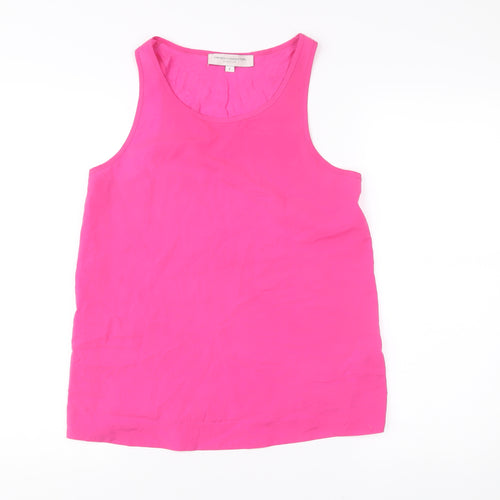 French Connection Women’s Pink Tank Top Size S Scoop Neck Summer