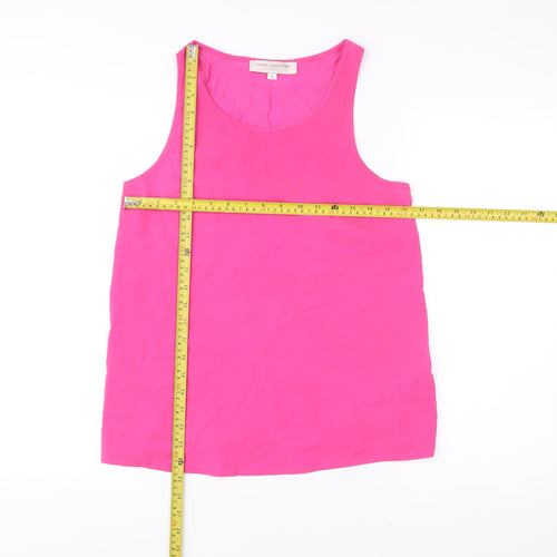 French Connection Women’s Pink Tank Top Size S Scoop Neck Summer