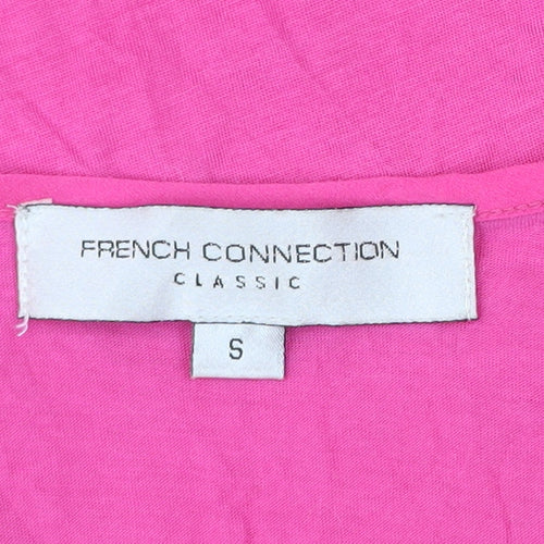 French Connection Women’s Pink Tank Top Size S Scoop Neck Summer