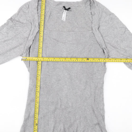 Next Womens Grey Size 20 Pullover Jumper Long Sleeve Knitwear
