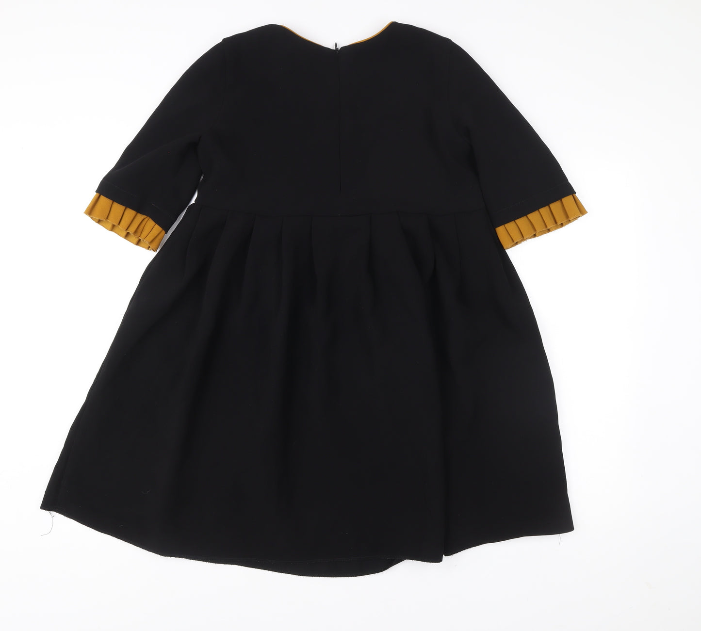 Zara Women's Black A-Line Knee Length Dress Size 8