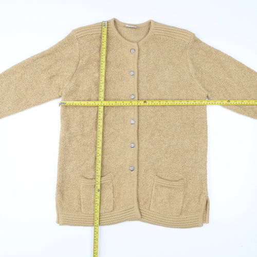 Classics First Avenue Women’s Beige Knit Coatigan Size L