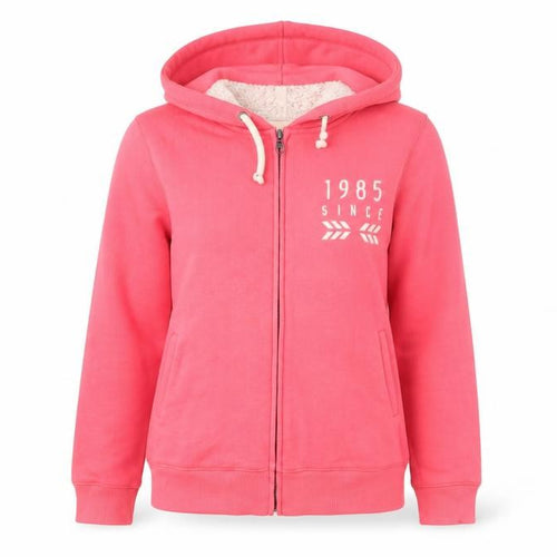 Cache Cache Women’s Pink Full Zip Hoodie Size 8 Cheerleader Print