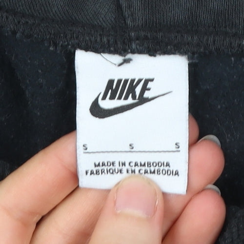 Nike Men’s Black Joggers S Regular Fit Fleece Sports Trousers