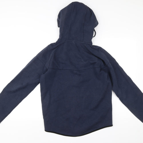 Nike Men’s Blue Full Zip Hoodie Size M Regular Fit Cotton Blend