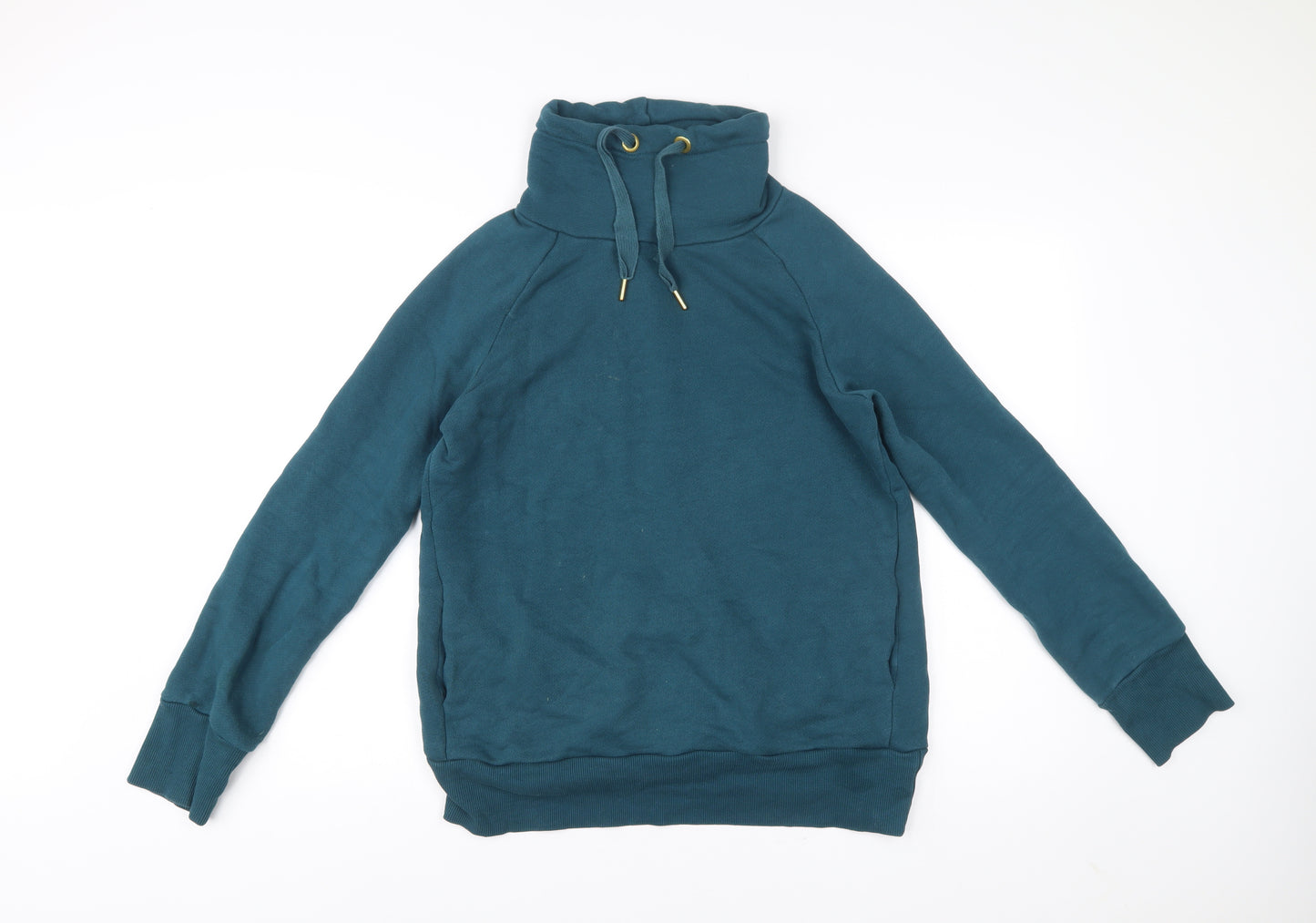 Editor's Cut Women's Blue Cotton Pullover Sweatshirt UK 12