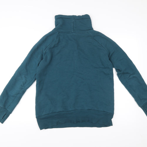 Editor's Cut Women's Blue Cotton Pullover Sweatshirt UK 12