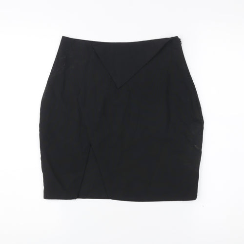 Misspap Women’s Black Size 8 Pencil Skirt High Waist Lined