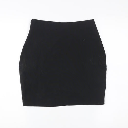 Misspap Women’s Black Size 8 Pencil Skirt High Waist Lined
