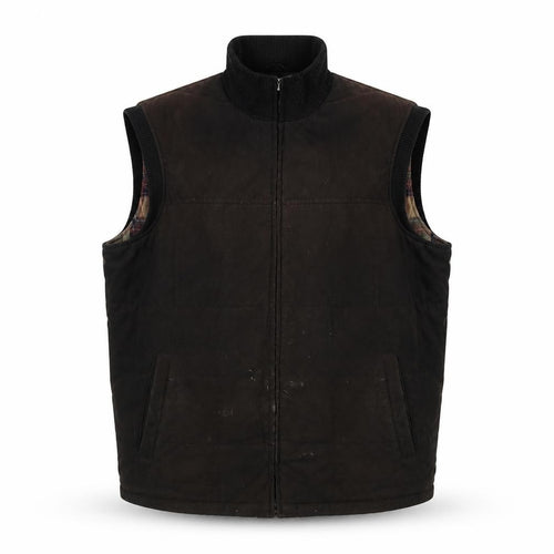 Bosideng Mens Brown Cotton Waistcoat Bodywarmer Jacket L