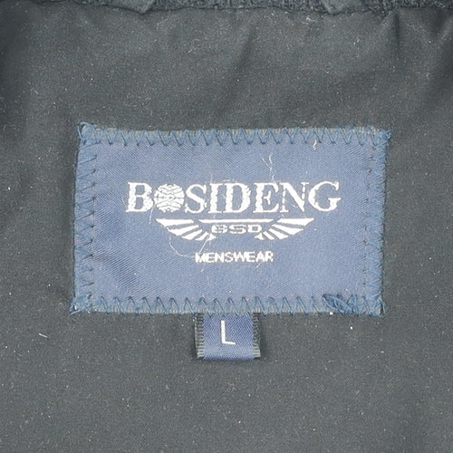 Bosideng Mens Brown Cotton Waistcoat Bodywarmer Jacket L