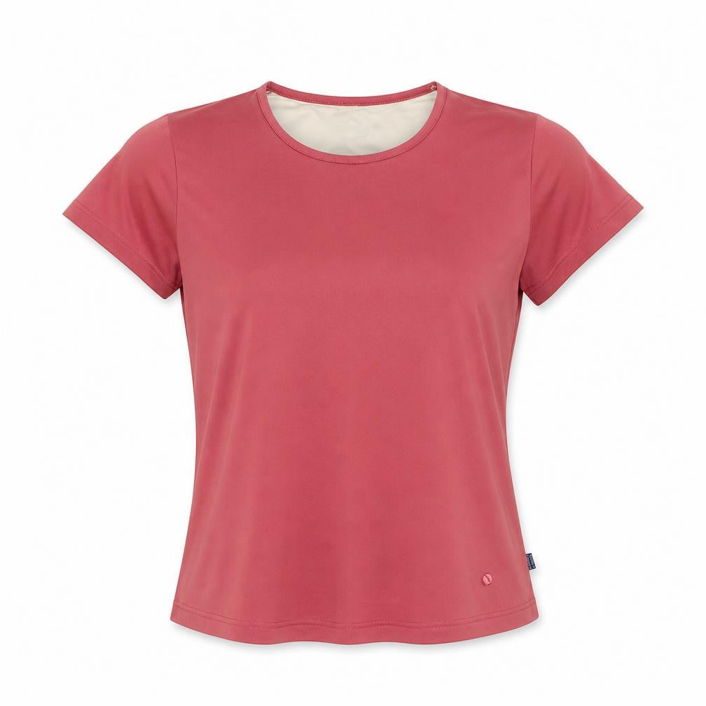 Regatta Womens Red Short Sleeve Crew Neck Polyester T-Shirt UK12