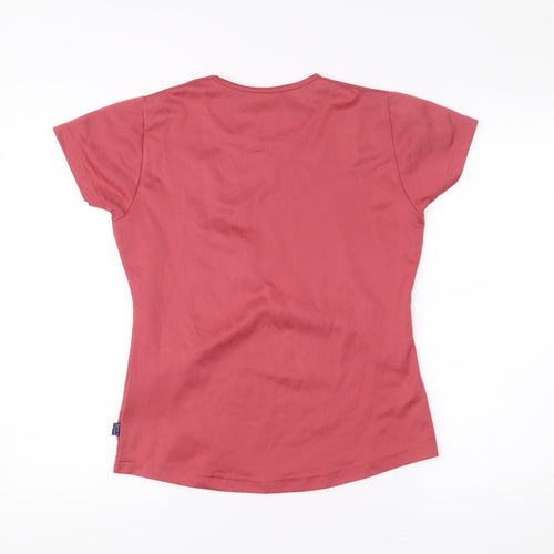 Regatta Womens Red Short Sleeve Crew Neck Polyester T-Shirt UK12
