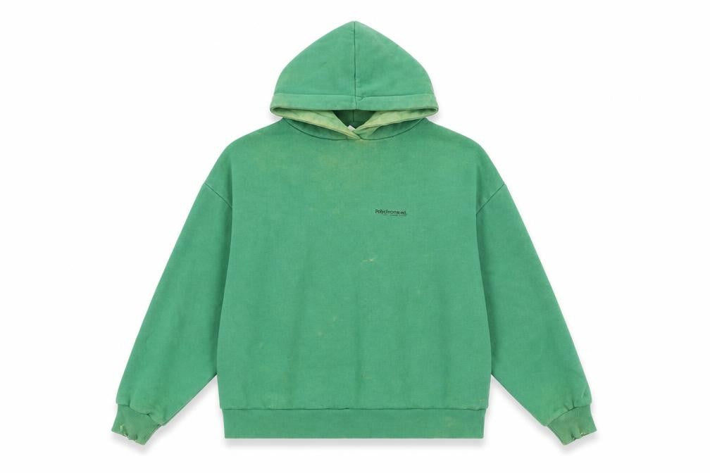 Pull&Bear Womens Green XS Pullover Hoodie Cotton Blend Casual