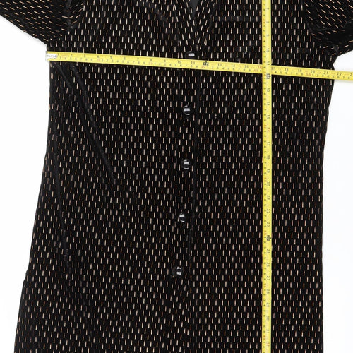 Stephen Y Womens Black Velvet Blazer Jacket Size S Classic Vintage