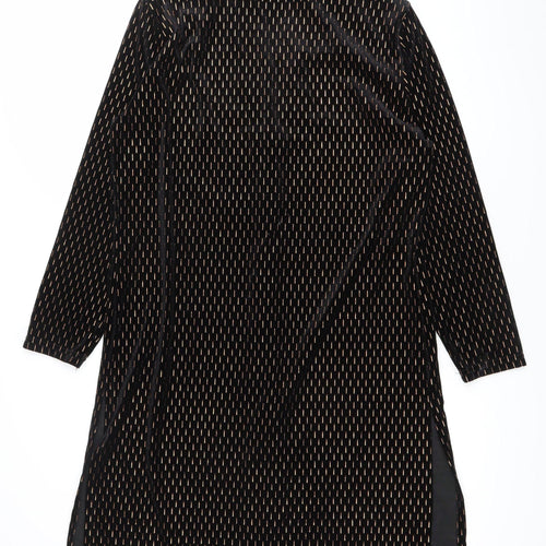 Stephen Y Womens Black Velvet Blazer Jacket Size S Classic Vintage