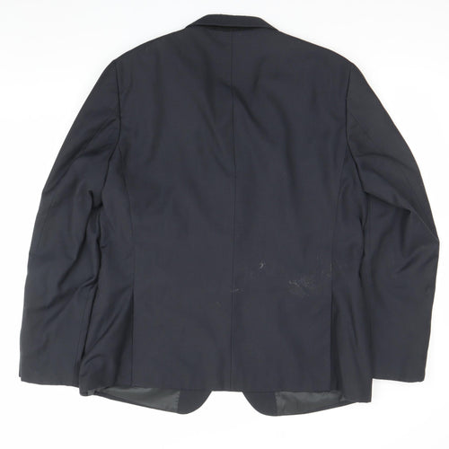 Doppelganger Roma Men’s Black Blazer Jacket 46 Chest 2 Button Formal