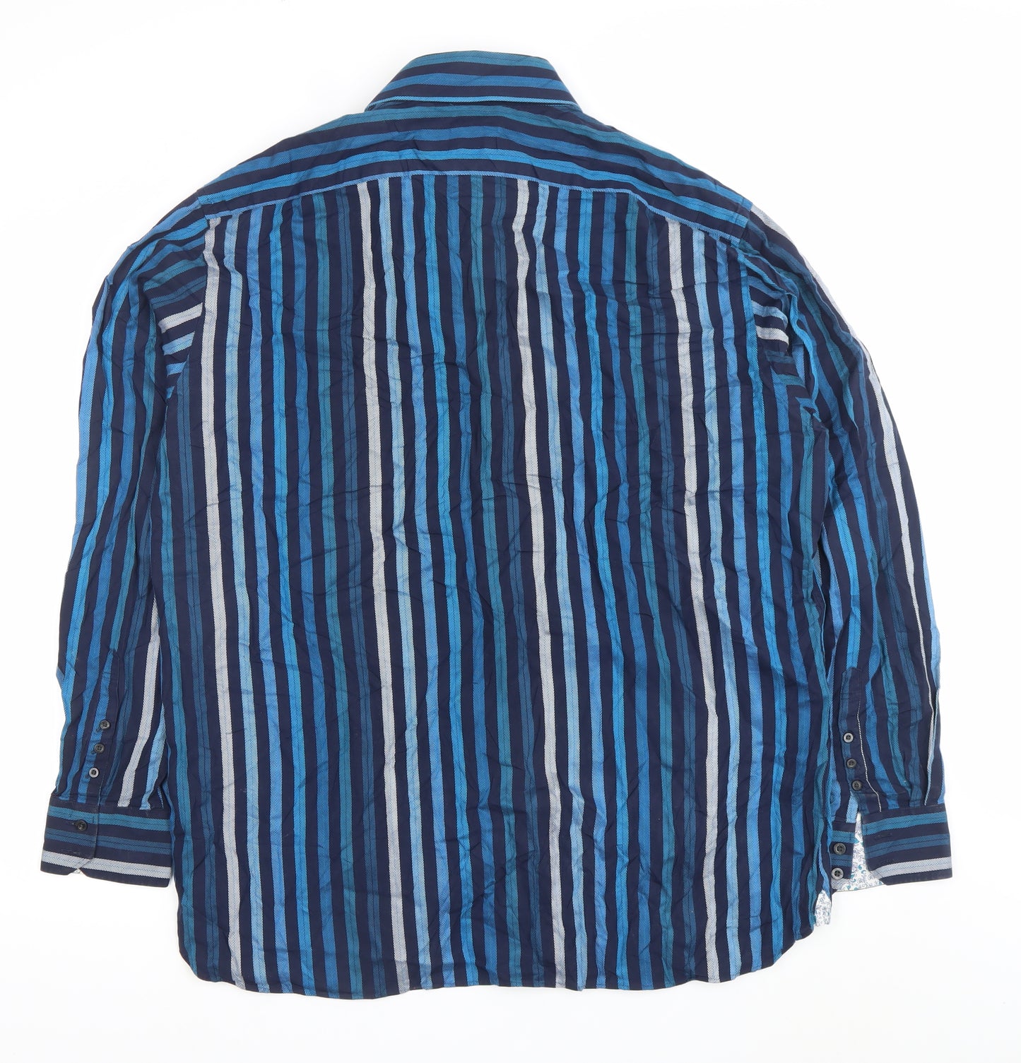 Marks & Spencer Men’s Blue Striped XL 44/46 Dress Shirt