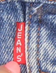 JEANS Womens Blue Cropped Denim Jacket Size S Retro Button Up