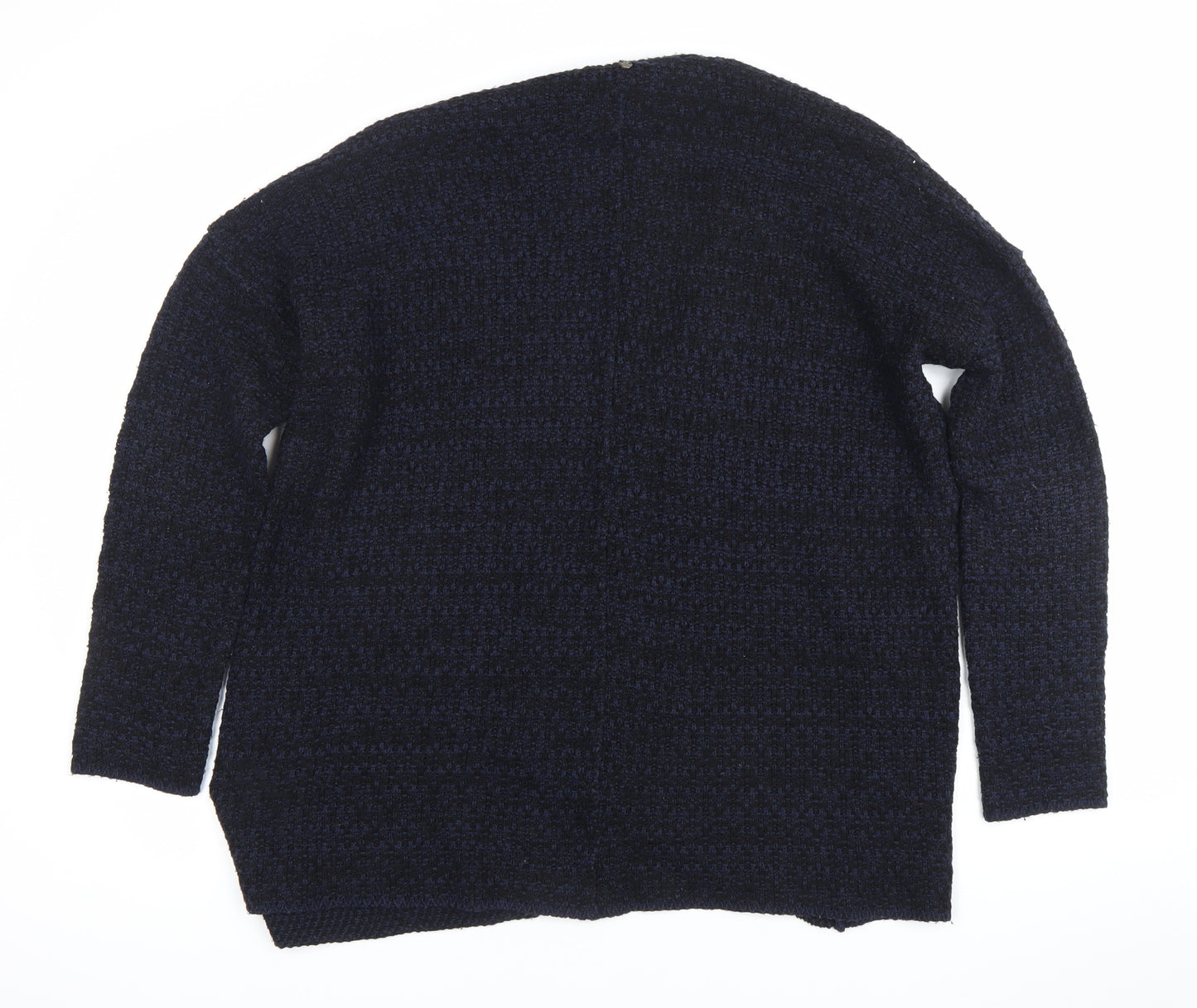 Bonobo Jeans Womens Black M Cardigan Chunky Knit Open Long Sleeve