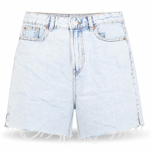 Denim Co. Womens Blue Size 8 High Rise Cut Off Denim Shorts