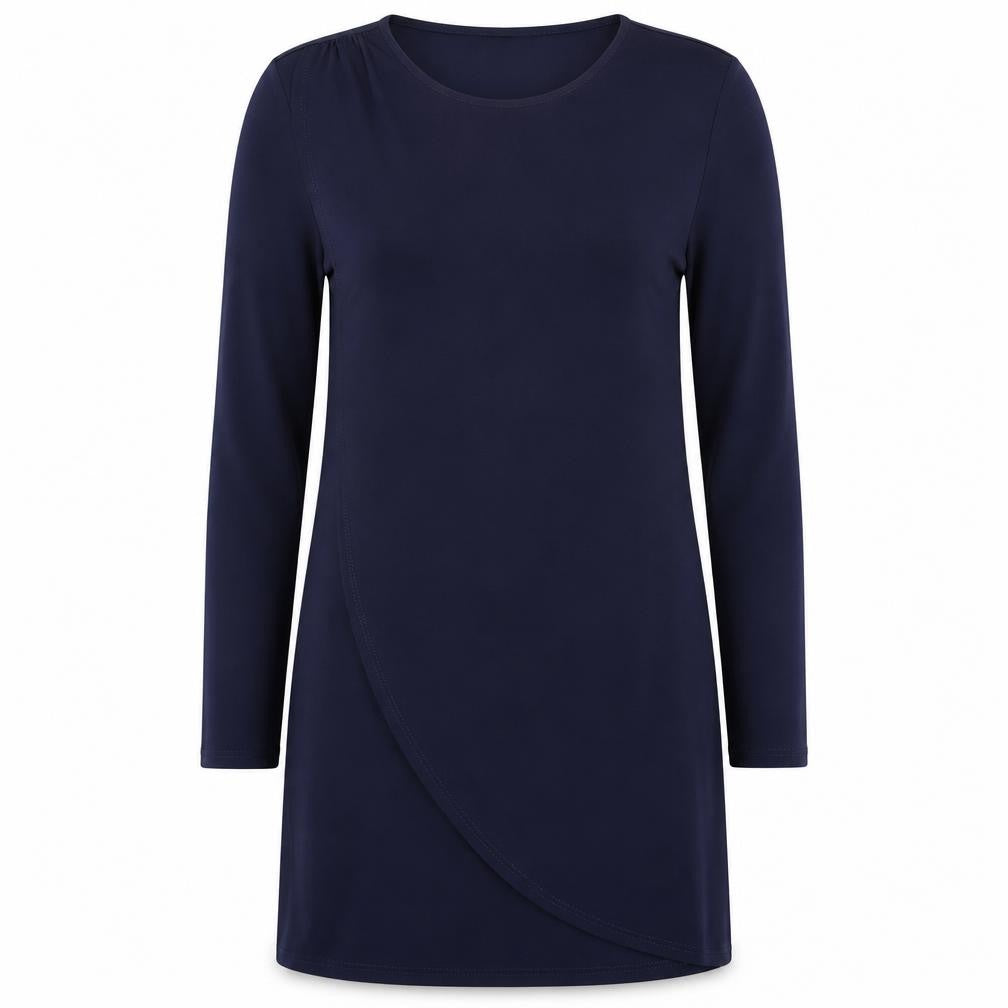 Frank Usher Women’s Blue Size 14 Sheath Knee Length Jersey Dress