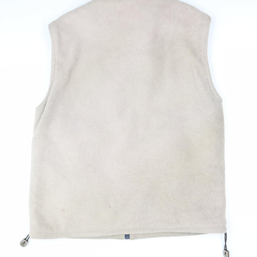 Royal Harbour Men’s Beige Fleece Waistcoat Bodywarmer Size S