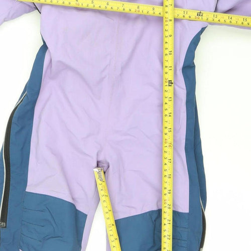 Spotty Otter Unisex Toddler Purple & Blue Snowsuit Age 4 Ski Hooded